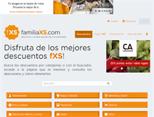 Tablet Screenshot of familiaxs.com